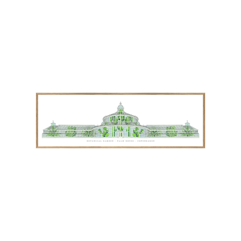 palm house Copenhagen 20 x 60 cm bilde fra the Dybdahl co