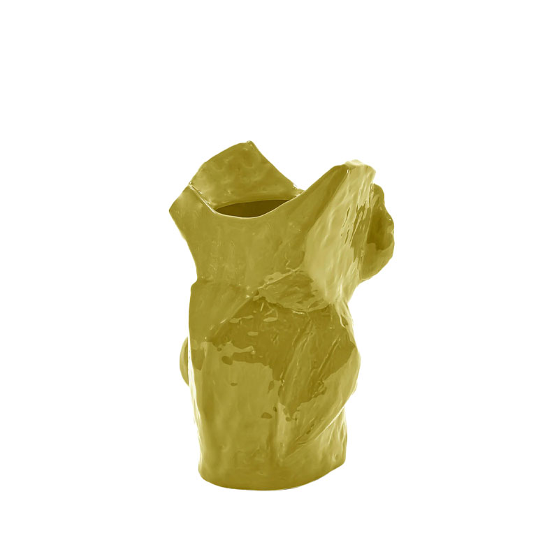 Ugle vase stor | Gul - Bilde 4