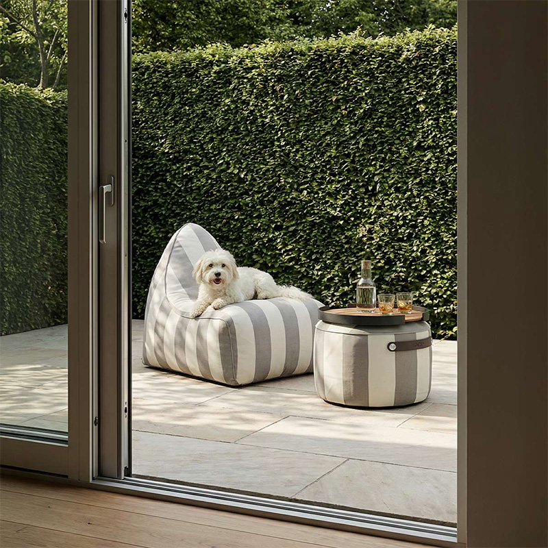 Sackit loungestol i Renesse Taupe