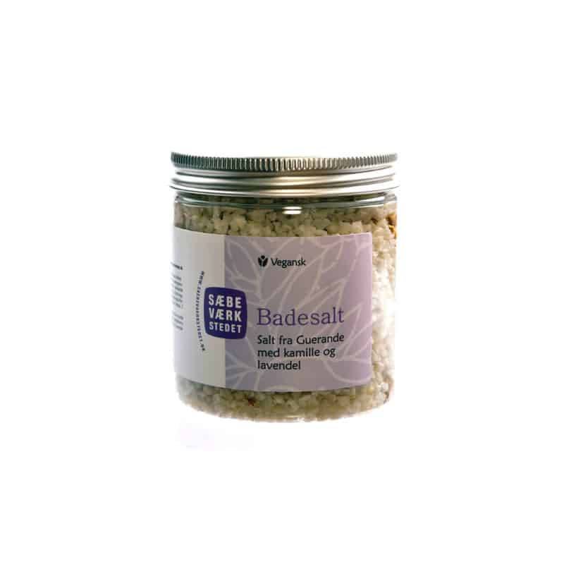 badesalt med kamille og lavendel fra sæbeverkstedet