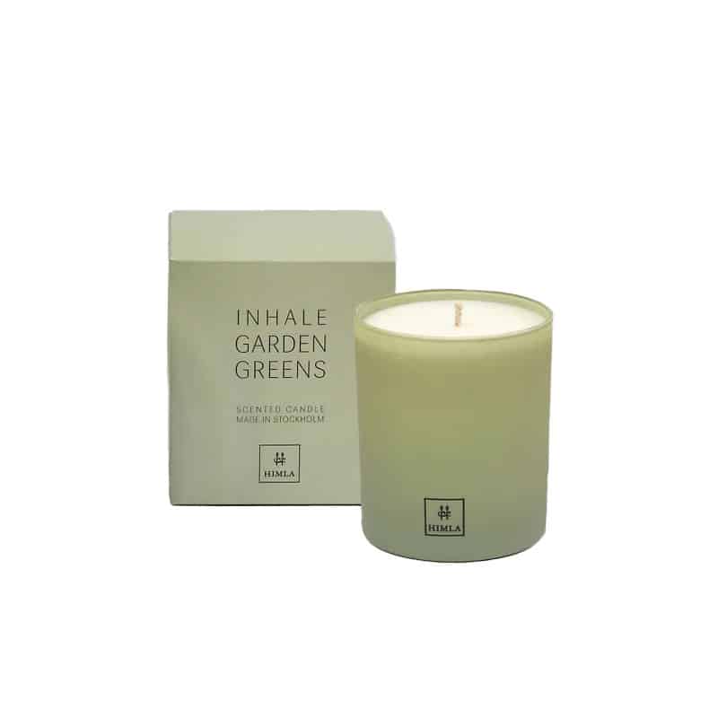 duftlys med duften garden greens fra himla