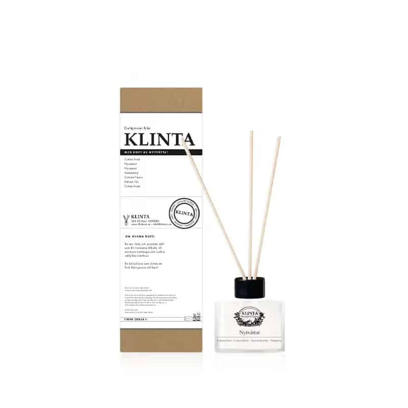 duftpinner 120 ml fra klinte i duften nyvasket