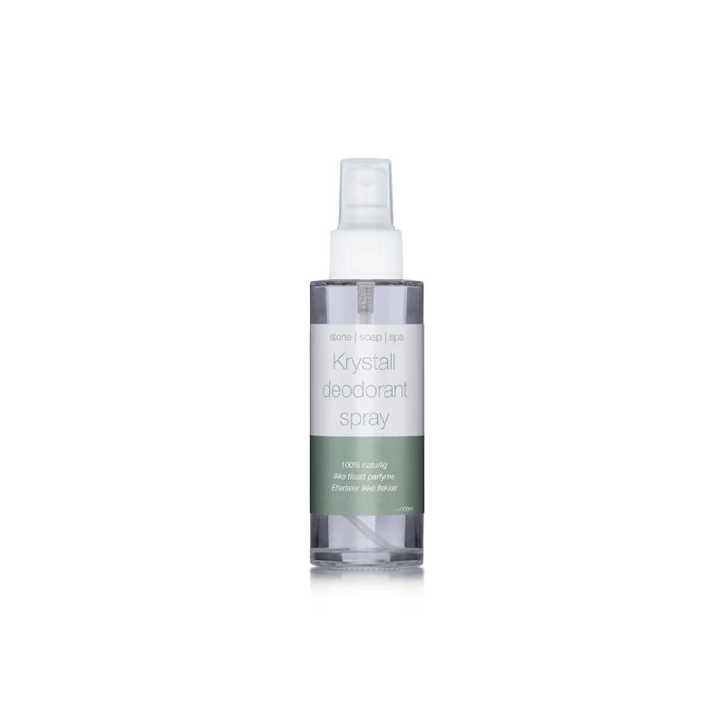 Krystall deodorant spray fra stone soap spa