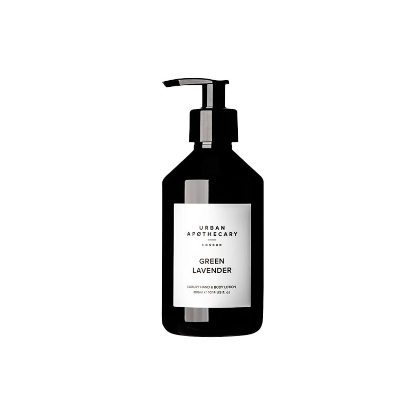 Hand_and_body_lotion_300ml_green_lavender_produktbilde_fra_Urban_apøthecary_london