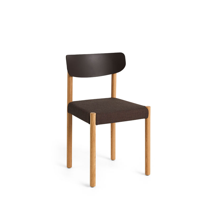 Pack 11 spisestol I graphite brown trukket I remix fra HAY