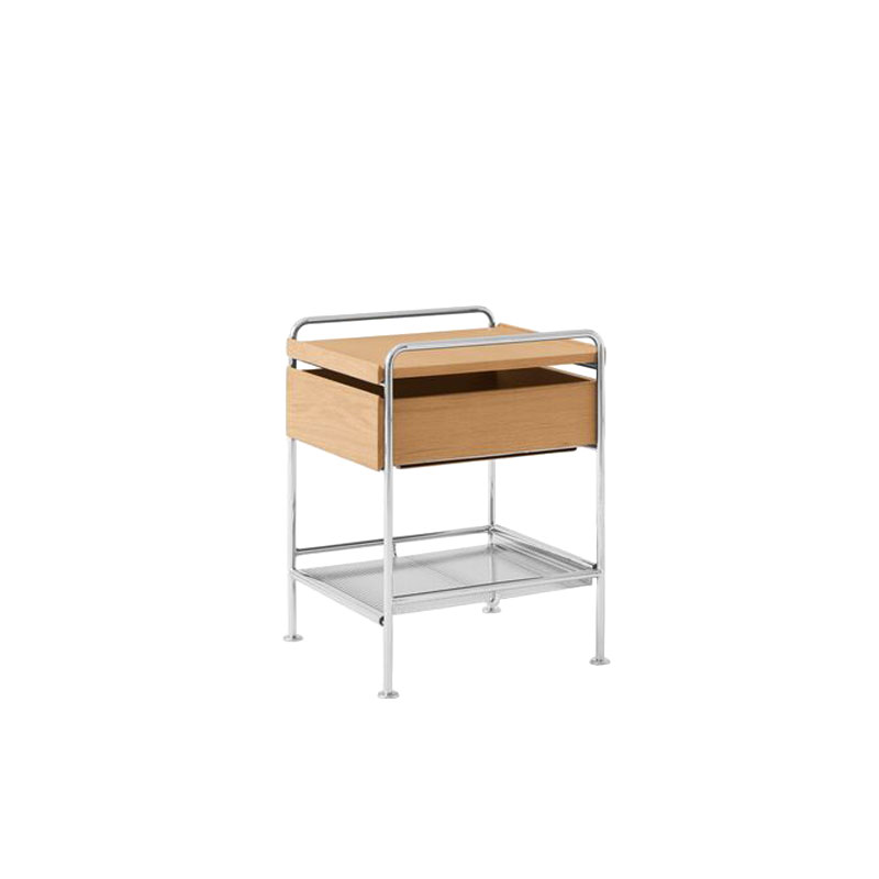 alima nds3 sidebord i krom og eik fra and tradition
