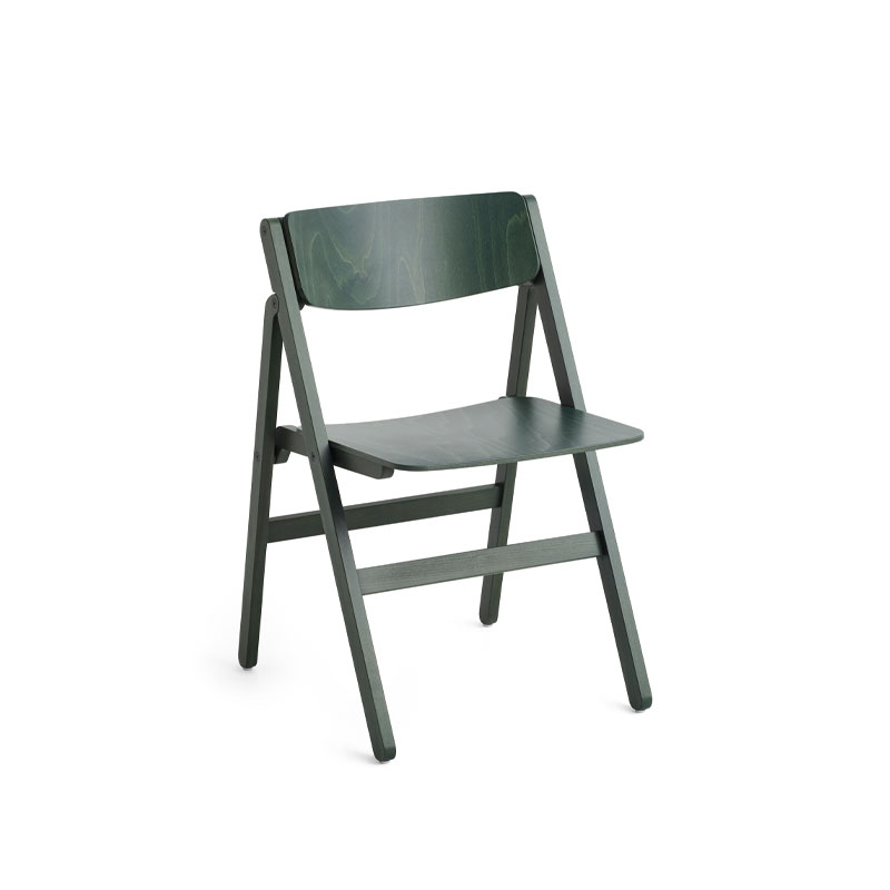 Backflip klappstol i cedar green semi transparant lakkert bøk fra hay