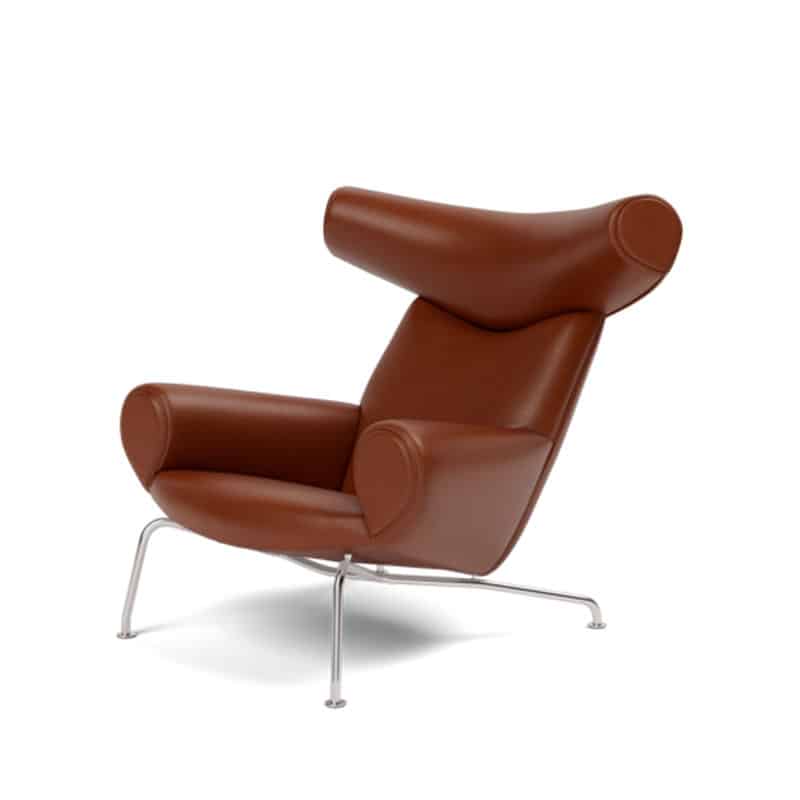 ox lenestol med cera 905 russet brown skinn fra fredericia