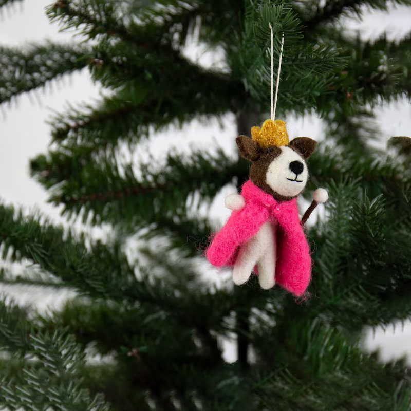 Juleornament_dog_the_king_a_world_of_craft