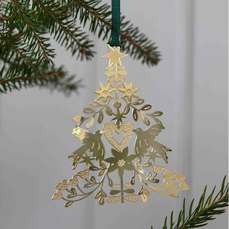 Juleornament | Folk tree gull - Bilde 2