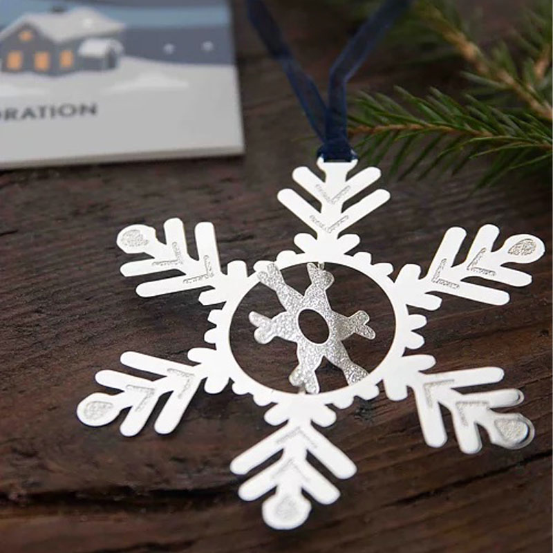 Juleornament | Snowfall sølv - Bilde 2
