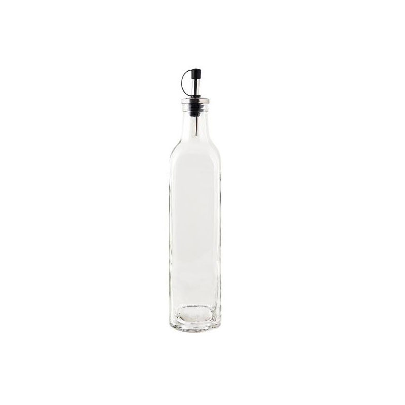 Olje_eddikflaske_glass_klart_450ml_produktbilde_fra_IB_laursen