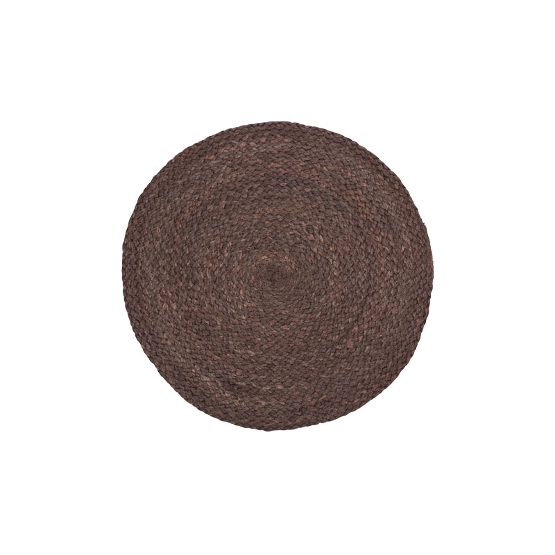Spisebrikke_mørk_brun_Elin_jute_fra_dixie