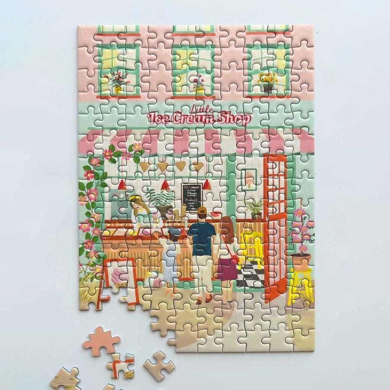 Puslespill | Little ice cream shop - Bilde 3