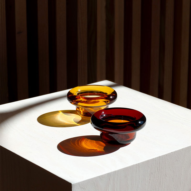 Sirkel telysholder | Dark maple syrup - Bilde 2